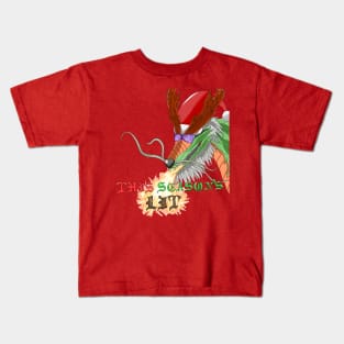 Christmas Dragon Kids T-Shirt